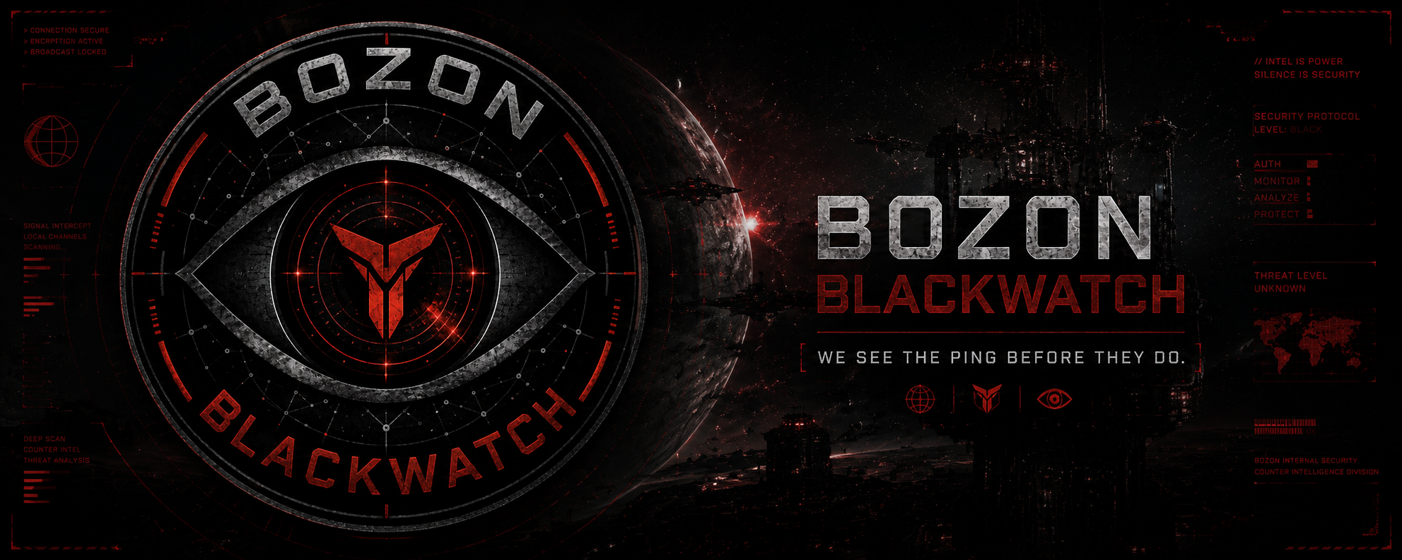 BOZON BLACKWATCH — We see the ping before they do.